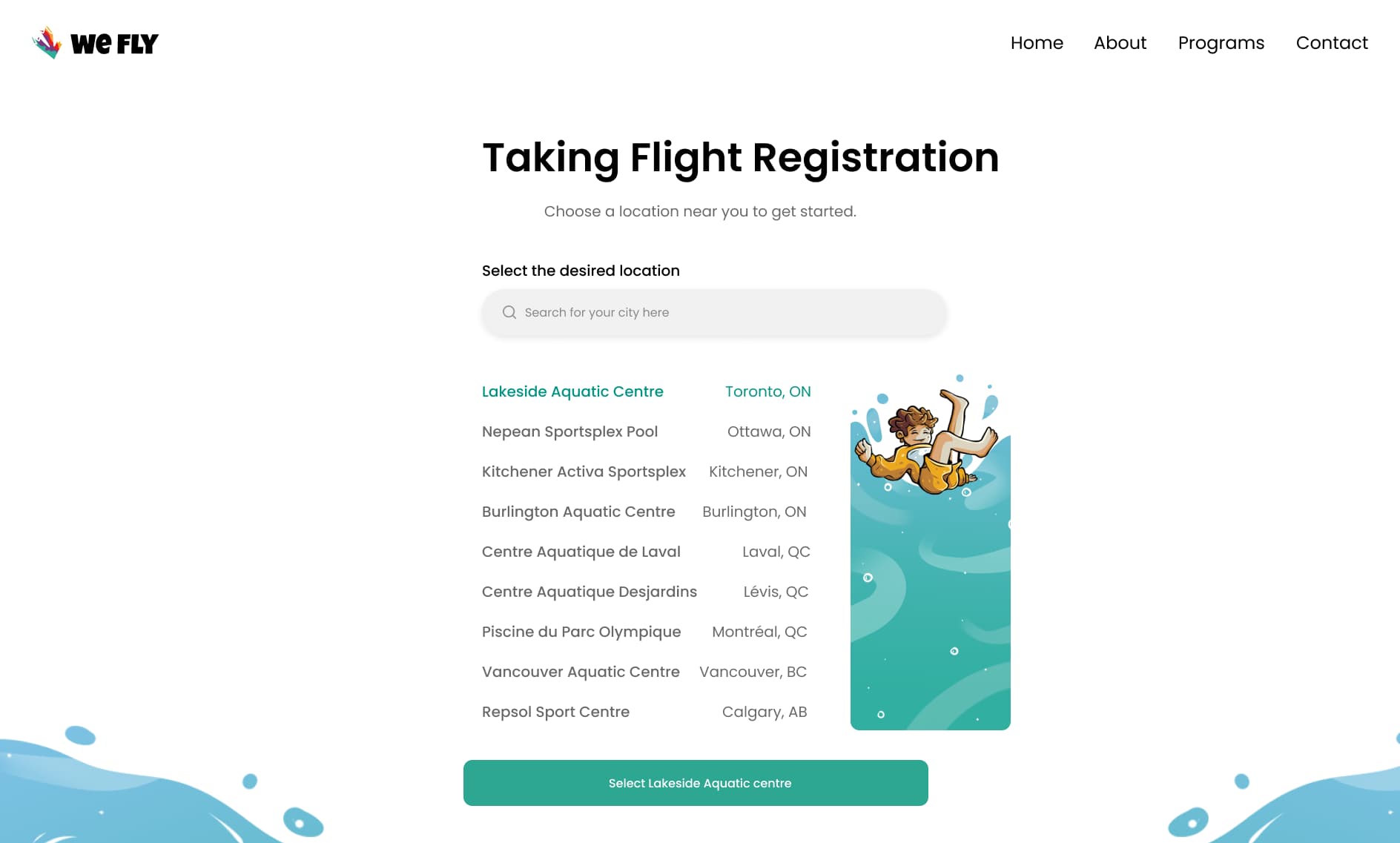 We Fly By Five locations